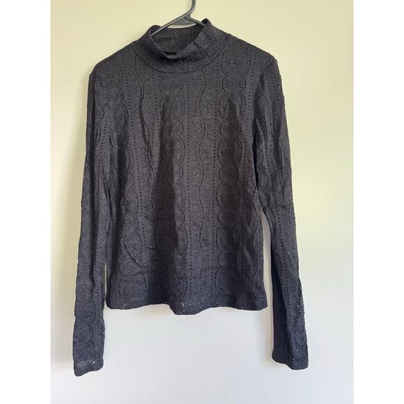 By Anthropology‎ lace mock neck - Picture 1 of 4
